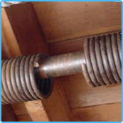 Garage door broken spring repair, replacement services